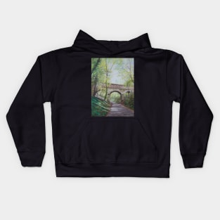 Walk on the Nutbrook nature trail Kids Hoodie